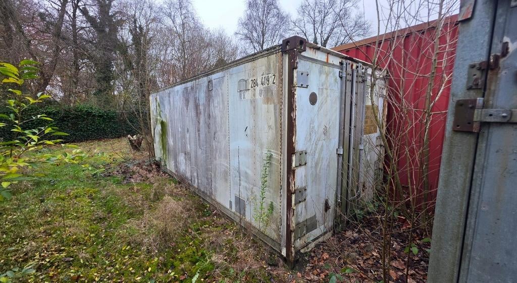 Middelgrote Zeecontainer te Koop, Tuin en Terras, Overige materialen, Gebruikt, Ophalen of Verzenden, 2 meter of meer