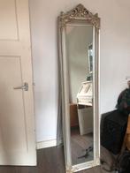Zilverkleurige Passpiegel met Standaard, Ophalen, Minder dan 50 cm, Zo goed als nieuw, 150 tot 200 cm