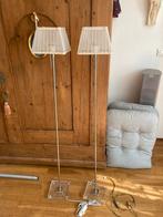 Schemerlampen 2 stuks, Huis en Inrichting, Ophalen, Gebruikt, Metaal, 100 tot 150 cm