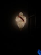 Michelin pop. Met 12v verlichting met trafo origineel, Verzamelen, Merken en Reclamevoorwerpen, Ophalen, Gebruikt, Lichtbak of (neon) lamp