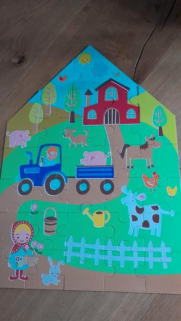 Kinderpuzzel boerderij thema, 30 stukjes. Vanaf 3 jaar. beschikbaar voor biedingen