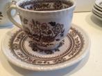 6 oude Engelse Dorset kop en schotels, Antiek en Kunst, Antiek | Servies los, Ophalen of Verzenden