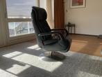 Himolla realxfauteuil op draaiplateau, Huis en Inrichting, Ophalen, Zo goed als nieuw, Leer