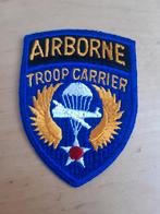 WW2 US emblemen, Allied Airborne/ Troop carrier/ Command, Verzamelen, Ophalen of Verzenden, Luchtmacht, Amerika, Embleem of Badge