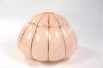 Vintage lampenkap roze glas goud, Overige kleuren, -, -, Rond