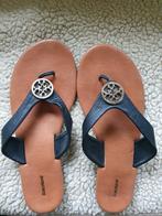 Teenslippers slipper zwart leer en leren binnenzool Zgan, Slippers, Zwart, Ophalen of Verzenden, Zo goed als nieuw