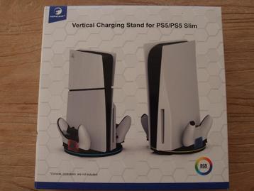 Vertical laadstation lader voor PS5 / PS5 Slim + controllers beschikbaar voor biedingen