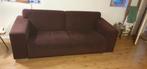 Aubergine paarse bank, Gebruikt, Driepersoons, 75 tot 100 cm, Ophalen of Verzenden