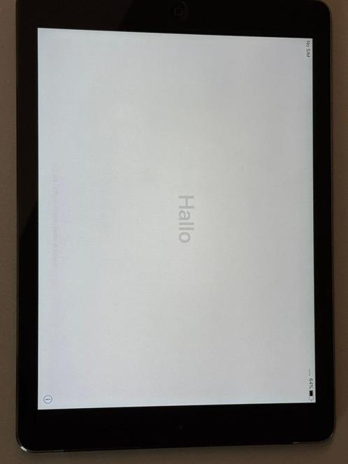 iPad Air 2013 (Wifi + Cellular) - 64 Gb - Space Grey - A1475, Computers en Software, Apple iPads, Gebruikt, Apple iPad Air, Wi-Fi en Mobiel internet