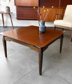 Vintage jaren 60 vierkante salontafel, Huis en Inrichting, Tafels | Salontafels, Ophalen, Gebruikt, 50 tot 100 cm, 50 tot 100 cm