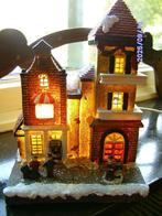 kerstvilla Intratuin kakelbont villa herenhuis kerstdorp, Diversen, Kerst, Verzenden, Gebruikt