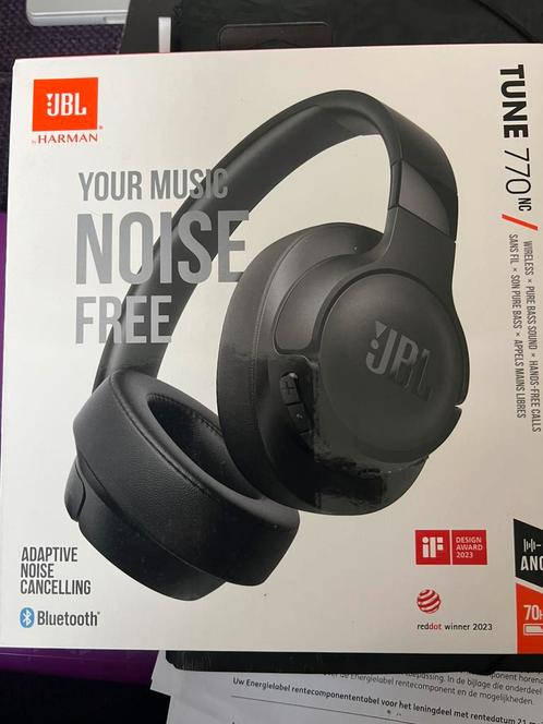 JBL Koptelefoon Tune 770NC, Audio, Tv en Foto, Koptelefoons, Nieuw, Over oor (circumaural), Overige merken, Draadloos, Bluetooth