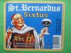 bieretiket Belgie 22-11 (i15) st bernardus, Ophalen of Verzenden, Nieuw, Overige typen, Overige merken