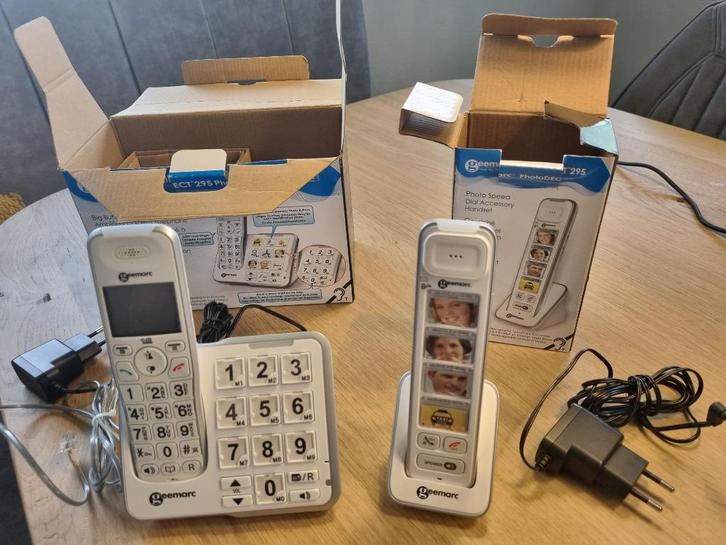 Seneorentelefoon Amplidect 295 fototelefoon + extra handset, Telecommunicatie, Vaste telefoons | Handsets en Draadloos, 1 handset