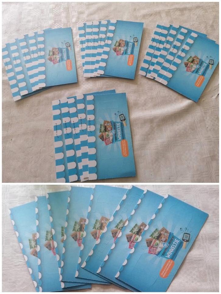 AH Winkeltje bouwplaat (29 Kaarten), Verzamelen, Supermarktacties, Albert Heijn, Ophalen of Verzenden