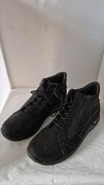 Wolky diep zwart suede leren schoenen mt 41 mooie staat, Wolky, Schoenen met lage hakken, Zwart, Ophalen of Verzenden