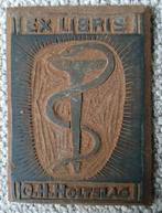 Ex Libris G.H. Holtslag Esculaap geneeskunde, Ophalen of Verzenden