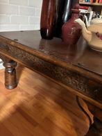 Salontafel vierkant koloniaal, Huis en Inrichting, Ophalen, Gebruikt, 50 tot 100 cm, Koloniaal