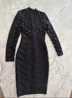 Bella Barnett Jurk XS/S - Prachtig!, Kleding | Dames, Zwart, Ophalen of Verzenden, Zo goed als nieuw, Knielengte