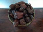 Indonesische fruit schaal met houten vruchten, Ophalen of Verzenden