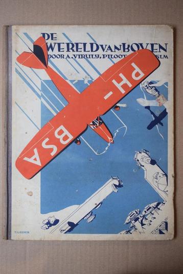 De Wereld van Boven geschreven door A.Viruly, piloot der KLM beschikbaar voor biedingen
