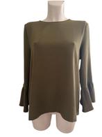 Ganni shirt lange mouw S, Bruin, Ophalen of Verzenden, Zo goed als nieuw, Lange mouw