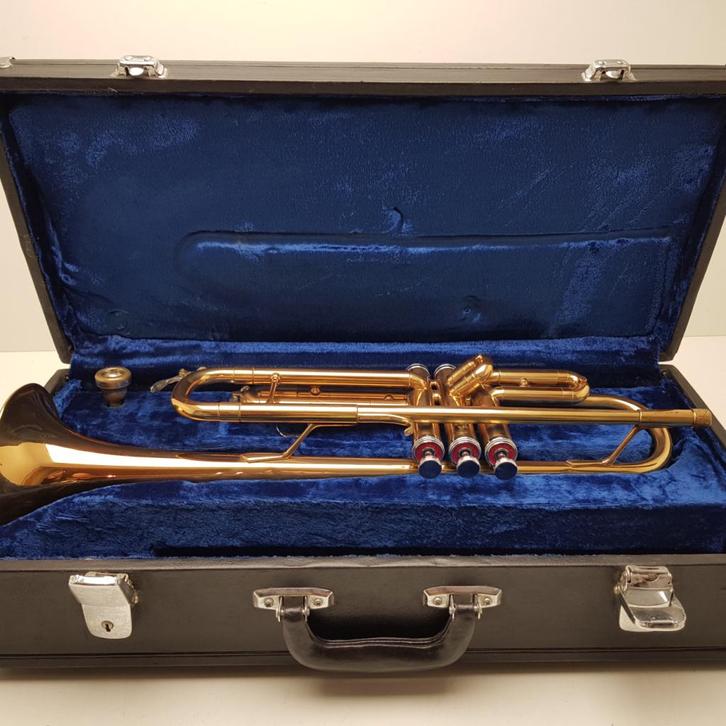 Trompet in Koffer met Mondstuk | In Nette Staat, Muziek en Instrumenten, Overige Muziek en Instrumenten, Zo goed als nieuw