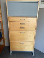 Houten Kast voor werkkamer, Huis en Inrichting, Kasten | Roldeurkasten en Archiefkasten, Ophalen, Gebruikt, 50 tot 100 cm, Half modern