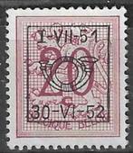 Belgie 1951 - OBP 617pre - Opdruk D - 20 c. (ZG), Postzegels en Munten, Postzegels | Europa | België, Ophalen, Postfris