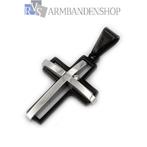 Klein rvs zilver gepolijst kruisje incl ketting kruishanger, Overige materialen, Verzenden, Nieuw, Kruis of Symbool