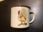 Vintage emaille beker Haan, New Old Stock, Antiek en Kunst, Antiek | Emaille, Ophalen of Verzenden