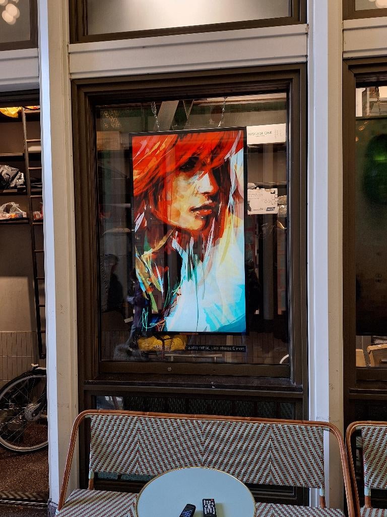 ☼ ☼ GOEDKOOPSTE NARROWCASTING DIGITAL SIGNAGE RECLAME      c, LED, 50 Hz, Refurbished, 100 cm of meer