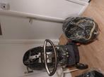 Stokke Xplory  3 in 1 donkerblauw met extra's, Kinderen en Baby's, Kinderwagens en Combinaties, Gebruikt, Combiwagen, Verstelbare duwstang