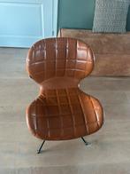 Cognac kleurige stoel van Zuiver OMG, Huis en Inrichting, Stoelen, Ophalen, Gebruikt, Bruin, Eén