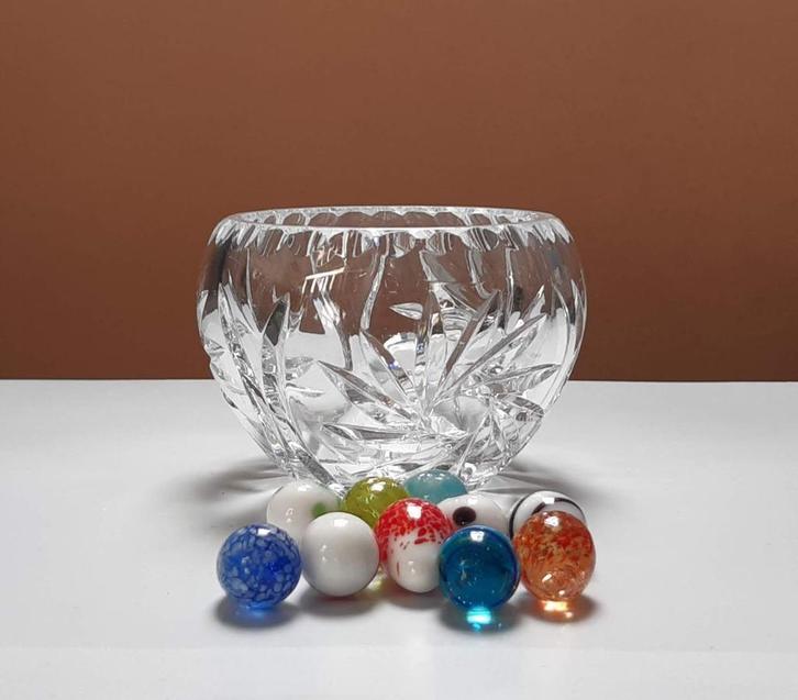 boheems schaaltje met eitjes, Antiek en Kunst, Antiek | Glas en Kristal, Ophalen