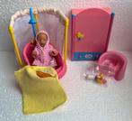Mini baby born badkamer met mini baby born popje, Ophalen of Verzenden, Zo goed als nieuw, Babypop