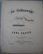 Faust Sheet Music - La Violette Polka Mazurka, Muziek en Instrumenten, Bladmuziek, Les of Cursus, Gebruikt, Ophalen of Verzenden