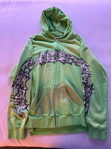 Hellstar Green Graffiti Zip Up beschikbaar voor biedingen