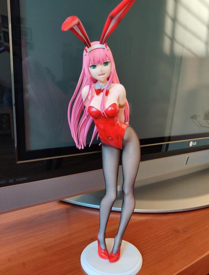 Darling in the FranXX Zero Two B-style 1/4 Anime Figure, Verzamelen, Poppetjes en Figuurtjes, Zo goed als nieuw, Ophalen of Verzenden