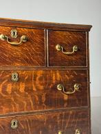 Engelse Ladekast 18e eeuw eiken, Huis en Inrichting, Ophalen, Eikenhout, 50 tot 100 cm, Zo goed als nieuw