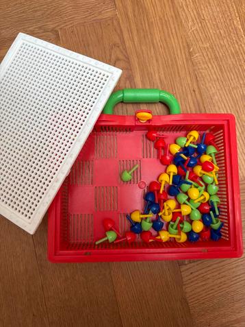 Mozaïek Spel met Steekbord en Opbergkoffer beschikbaar voor biedingen