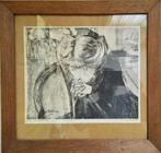 Jan Toorop het gebed no 19,portret van miek janssen, Ophalen of Verzenden