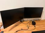 2 iiyama monitoren met thunderbolt dock en draagarm, Computers en Software, Monitoren, Iiyama G-master, Gebruikt, Ingebouwde speakers