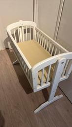 Wiegje ledikantje wit, Ophalen of Verzenden, Gebruikt, Ledikant