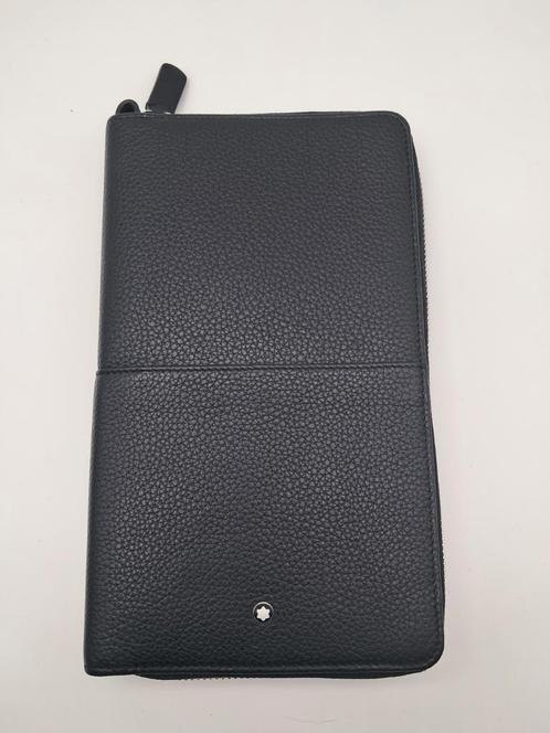 Montblanc Meisterstück Reis Portemonnee 126257, Sieraden, Tassen en Uiterlijk, Portemonnees, Nieuw, Overige merken, Zwart, Leer