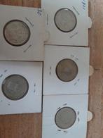 5 zilveren halve guldens van wilhelmina,, Postzegels en Munten, Munten | Nederland, Ophalen of Verzenden