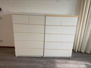 2x ladekast IKEA Malm B80 H123 D48 PRIJS PER STUK beschikbaar voor biedingen