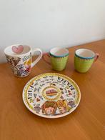Blond amsterdam servies mokken bord grote mok, Antiek en Kunst, Antiek | Keramiek en Aardewerk, Ophalen of Verzenden