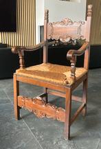 Antieke houten stoel, Antiek en Kunst, Antiek | Meubels | Stoelen en Banken, Ophalen