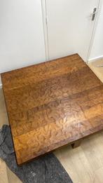 Prachtige eiken salontafel ontworpen door Roderic Vos, 100 tot 150 cm, Zo goed als nieuw, Minder dan 50 cm, Rechthoekig